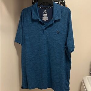 Hurley Men's Teal Polo Shirt-GREAT CONDITION!!